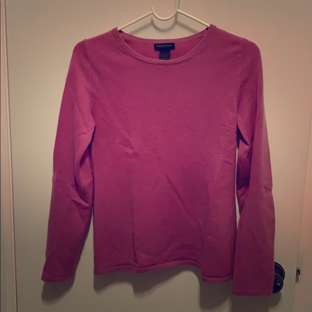 Pink 100% cashmere sweater